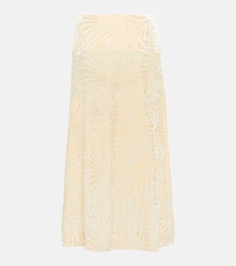 Jacquard midi skirt | Jil Sander