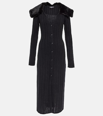 Vestido en mezcla de lana | Blumarine