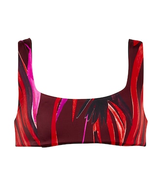 Top de bikini Scoop estampado | Louisa Ballou
