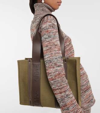 Cabas Woody Medium en lin | Chloé