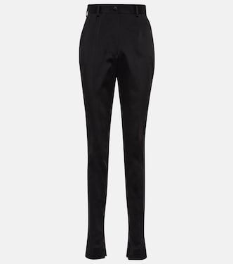 x Kim - Pantaloni slim a vita alta | Dolce&Gabbana