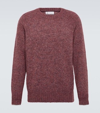 Pull en alpaga et laine mélangés | Brunello Cucinelli