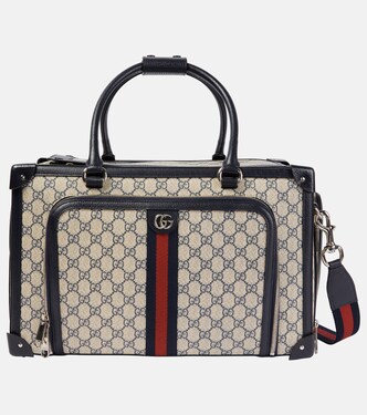 GG Small canvas pet carrier | Gucci