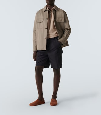 Bermuda-Shorts Bizen aus Baumwolle und Leinen | Loro Piana
