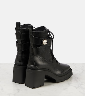 Schnürstiefel Noemi 80 aus Leder | Jimmy Choo