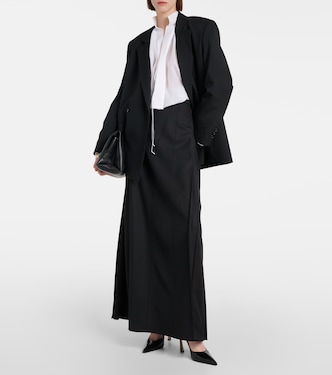 Gonna lunga in misto lana | Victoria Beckham