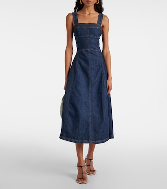 Cici denim midi dress | Simkhai