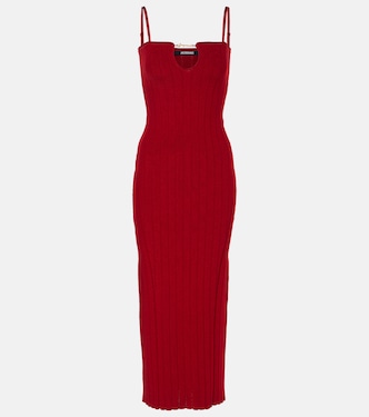 Vestido midi La Robe Sierra Bretelles | Jacquemus