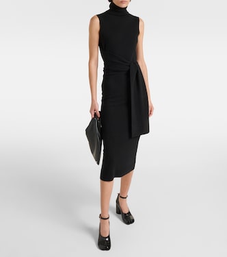 Midikleid aus einem Wollgemisch | MM6 Maison Margiela