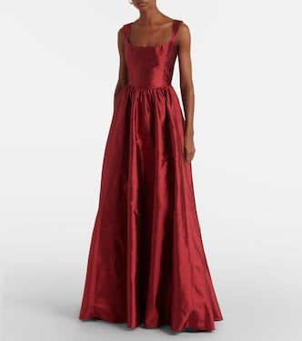 Robe longue Ophelia en soie | Markarian