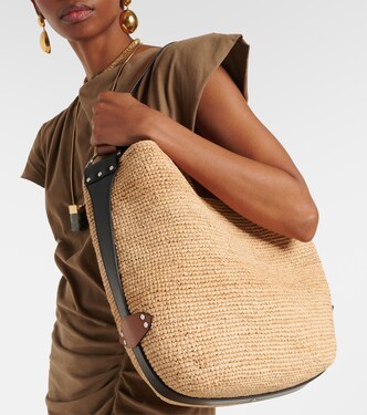 Sac Bayia en raphia et cuir | Isabel Marant
