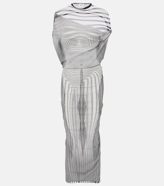 Maxikleid The Body Morphing aus Tüll | Jean Paul Gaultier