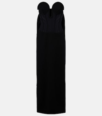Maxikleid aus Crêpe und Tüll | Jean Paul Gaultier