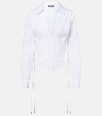 Bluse aus einem Baumwollgemisch | Mugler