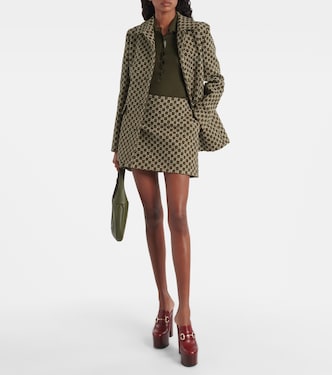 Minifalda de tweed con GG | Gucci