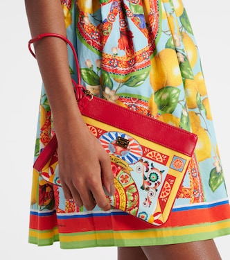 Small leather trimmed clutch  | Dolce&Gabbana