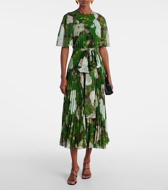 Robe midi à fleurs | Erdem