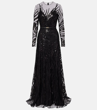 Robe mit Pailletten | Elie Saab