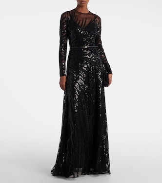 Robe mit Pailletten | Elie Saab