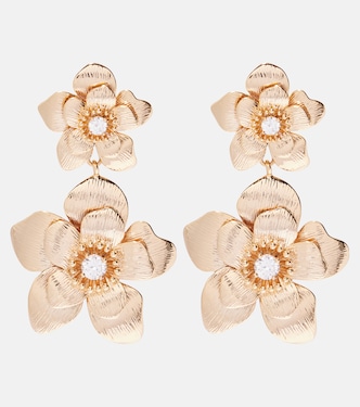 Flower drop earrings | Self-Portrait