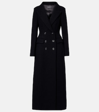 Double-breasted virgin wool coat | Dolce&Gabbana