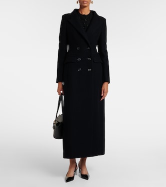Double-breasted virgin wool coat | Dolce&Gabbana