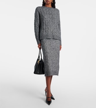 Jupe midi Otello en coton et laine | 'S Max Mara