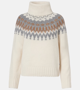 Pull Ingrid en jacquard de cachemire | Bogner