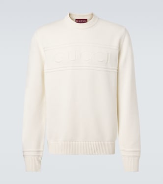 Logo cotton and wool sweater | Gucci