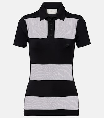 Paneled cotton-blend crop top | Coperni