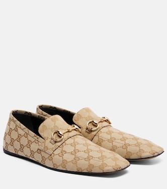 Horsebit GG Canvas loafers | Gucci