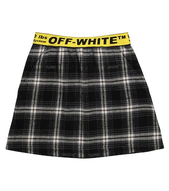 Minirock aus Flanell | Off-White Kids