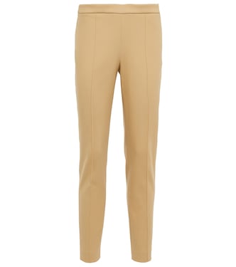 Mirel mid-rise cotton slim pants | Loro Piana