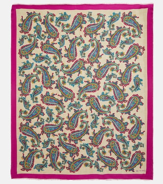 Paisley virgin wool throw | Etro