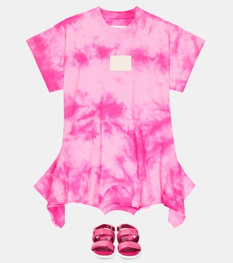 Vestido estilo camiseta tie-dye | MM6 Maison Margiela Kids