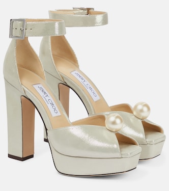 Socorie suede platform sandals | Jimmy Choo