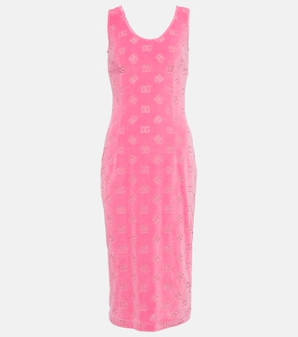 Midikleid DG aus Baumwoll-Jersey | Dolce&Gabbana