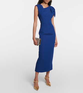 Wool and silk midi dress | Roland Mouret