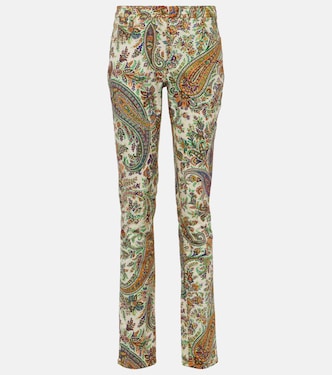 Jeans slim a vita media con stampa | Etro