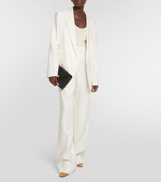 Blazer oversize Enza in lino | The Row