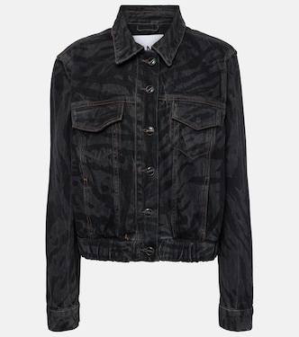 Chaqueta de denim estampada | Ganni