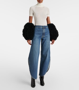 Turtleneck wool bodysuit | Alaïa