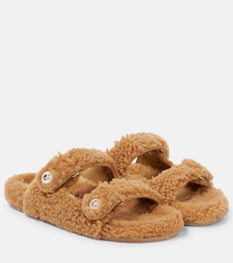 Fayence shearling sandals | Jimmy Choo
