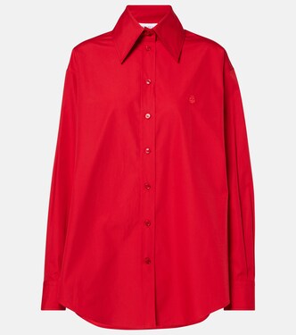 Oversize-Hemd aus Baumwollpopeline | McQueen