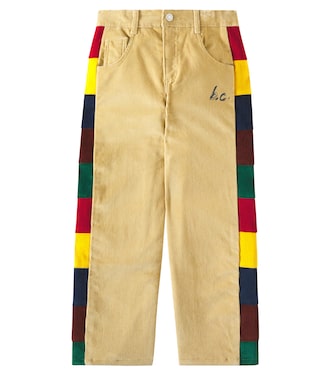 BC colorblocked corduroy straight pants | Bobo Choses