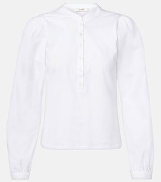 Blusa in cotone con maniche a sbuffo | Frame