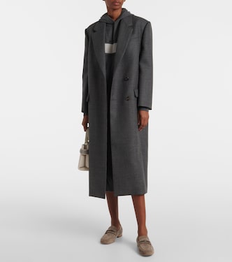 Abito midi in lana, cashmere e seta | Brunello Cucinelli