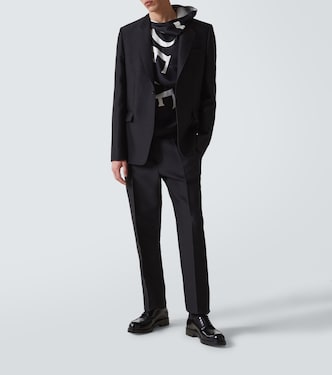Top in twill di seta con logo | Loewe
