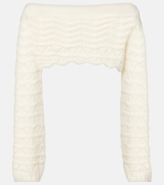 Cropped-Top Helena aus Häkelstrick | Bananhot