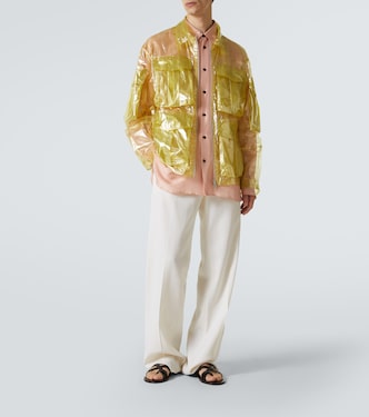Transparent technical jacket | Dries Van Noten